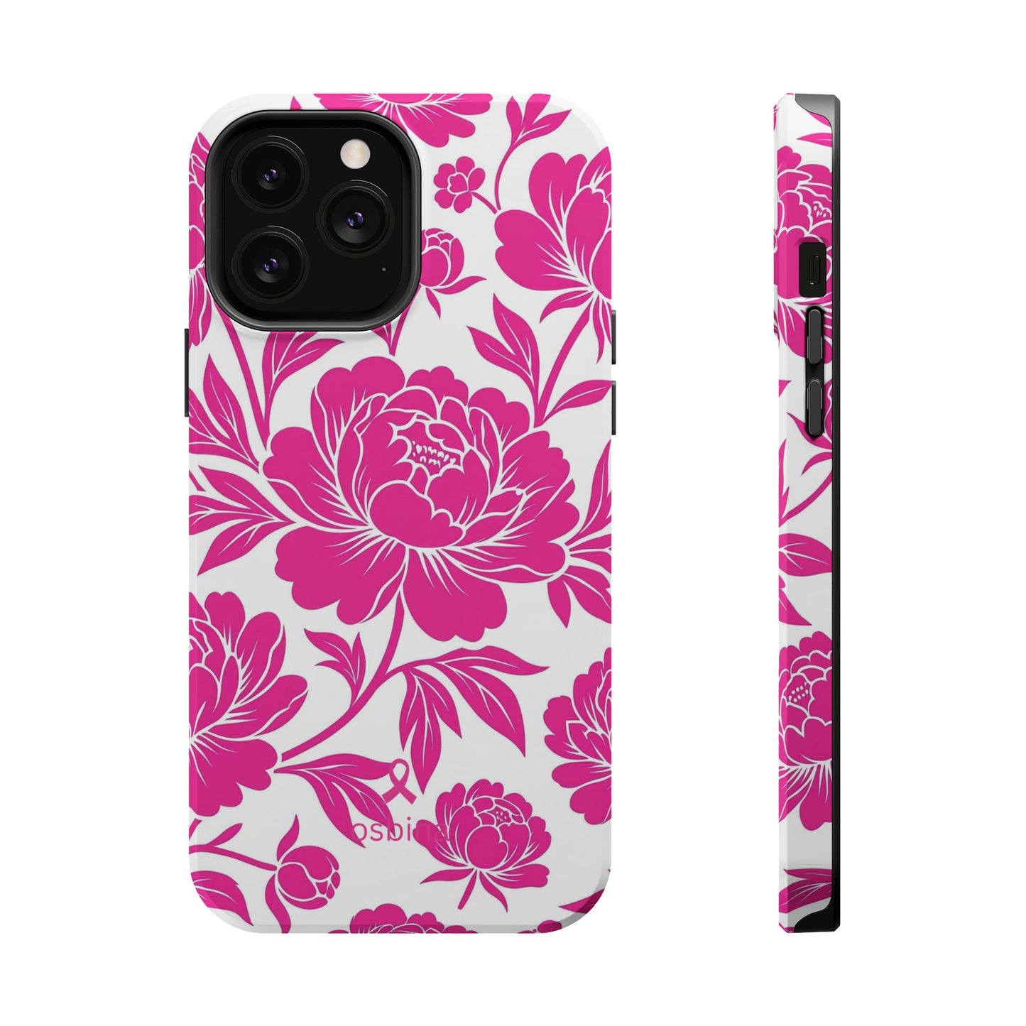 YAYOU MagSafe for iPhone | Peonies in Pink Designer Case | osbina