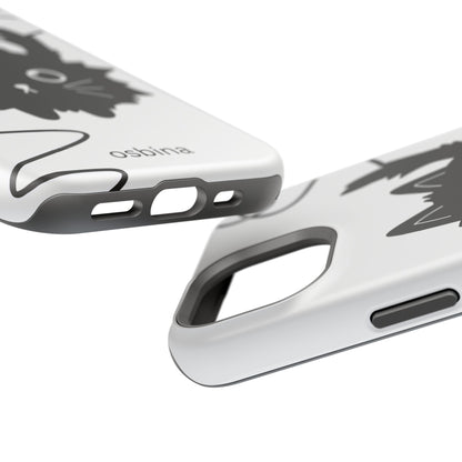 osbina | MagSafe compatible for iPhone | Midnight Couture Cat Phone Case | Season Collective Collection