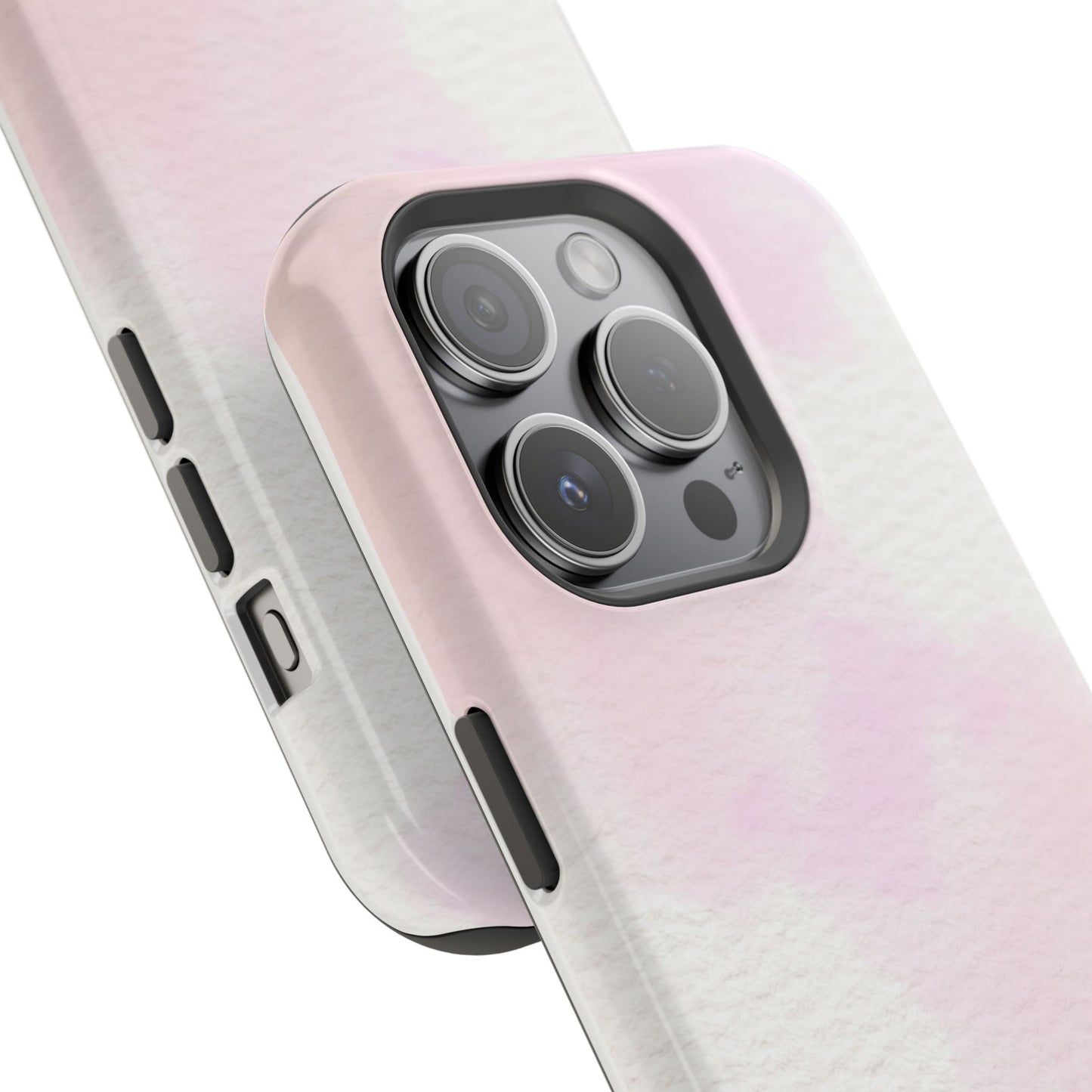 osbina | MagSafe compatible for iPhone | Pink Cotton Cloud Phone Case | Modern Muse Collection