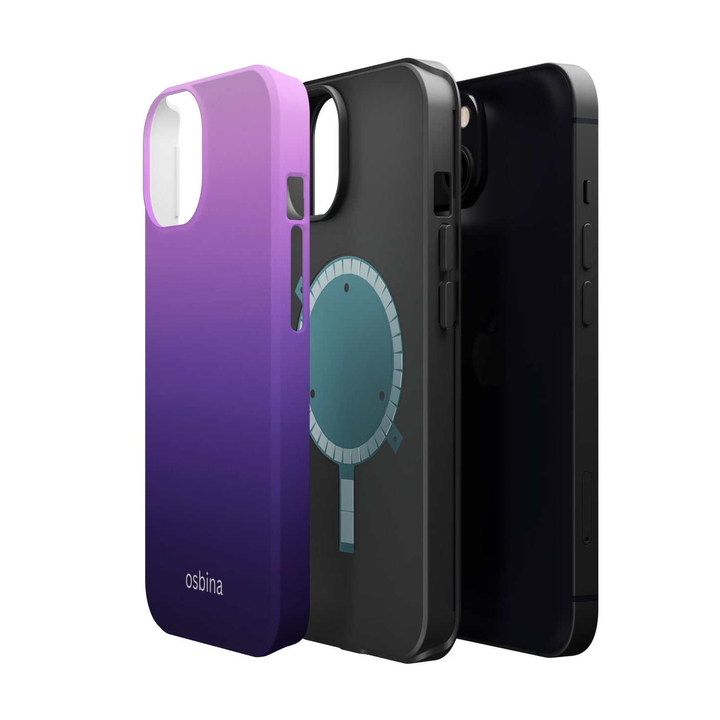 osbina | MagSafe compatible for iPhone | The Violet Haze Phone Case | Color Edit Collection