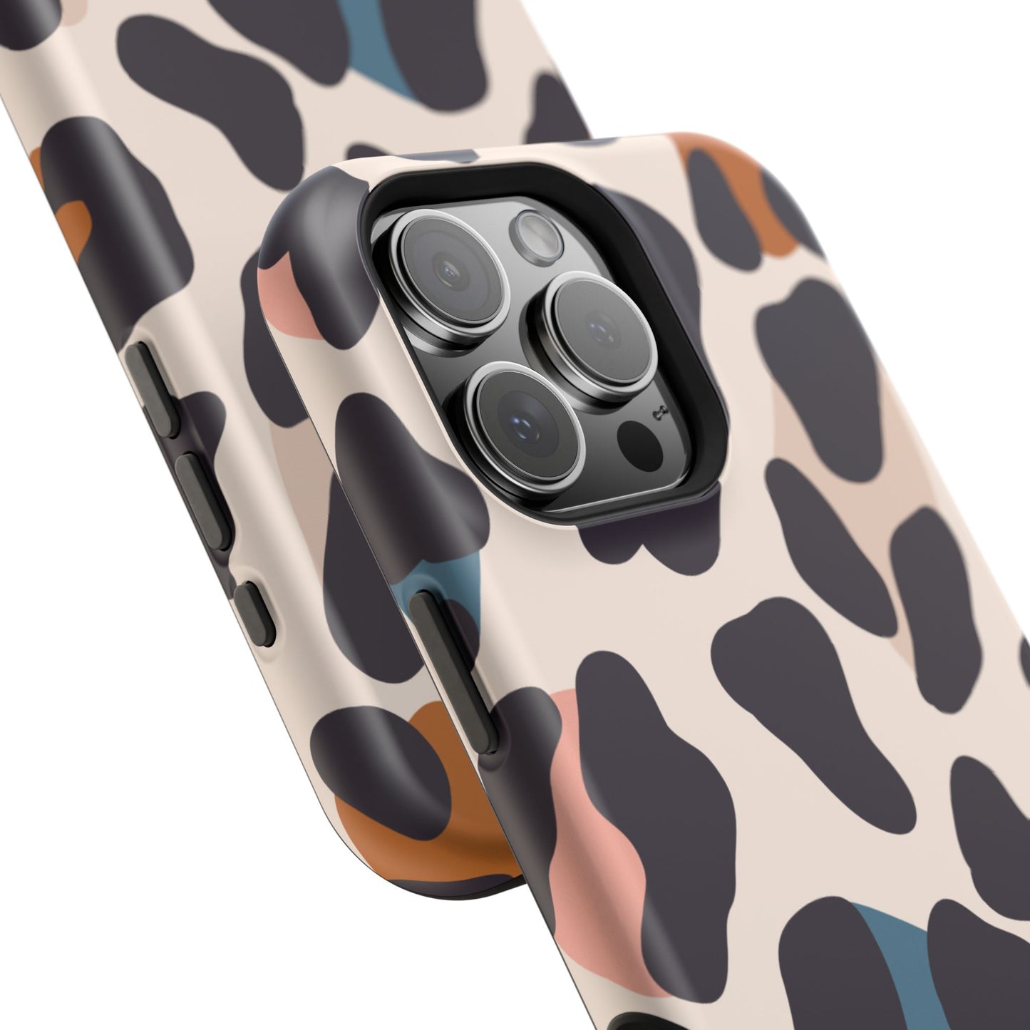 osbina | MagSafe compatible for iPhone | Leopard Luxe Color Pop Leopard Print Phone Case | Modern Muse Collection
