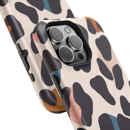 osbina | MagSafe compatible for iPhone | Leopard Luxe Color Pop Leopard Print Phone Case | Modern Muse Collection