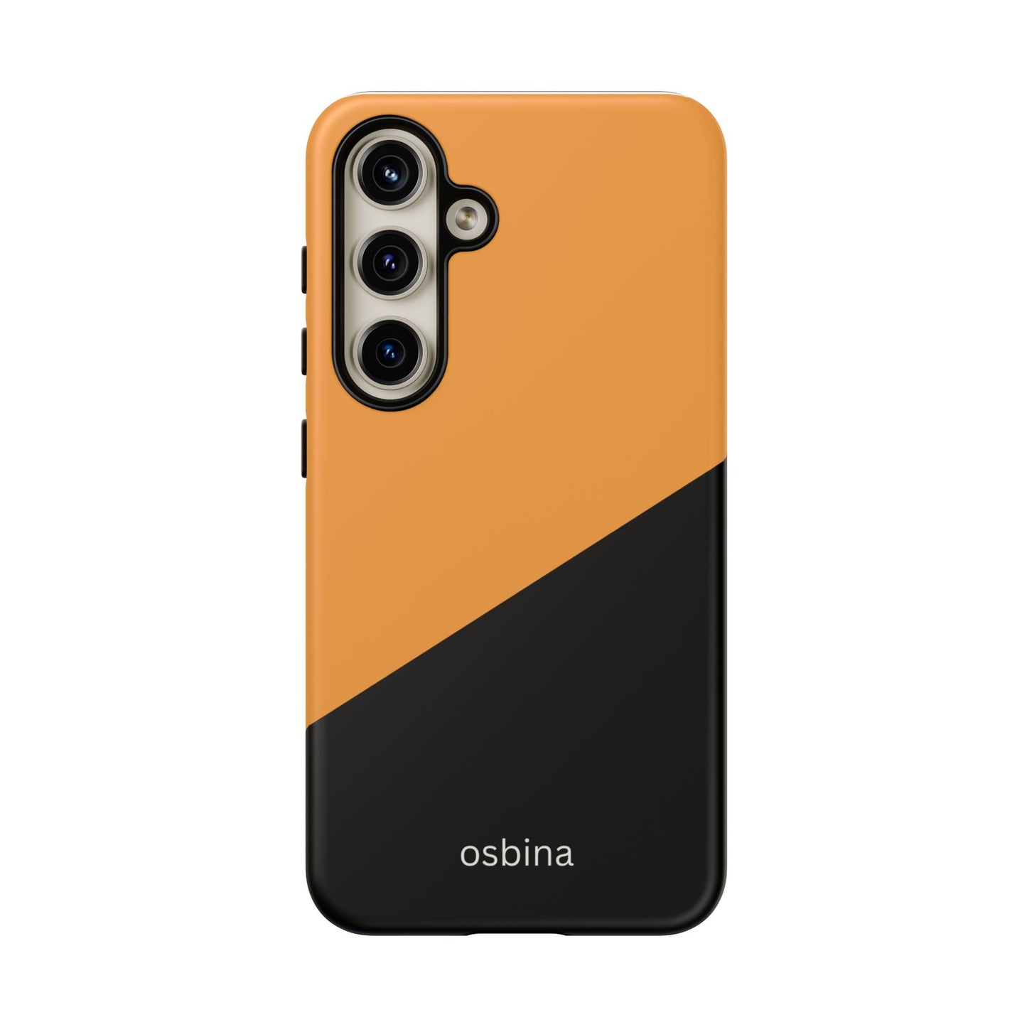 osbina | Bold Moves Only — The Orange + Black Split Diagonal Case | The Season Collective