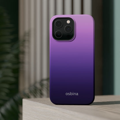 osbina | MagSafe compatible for iPhone | The Violet Haze Phone Case | Color Edit Collection