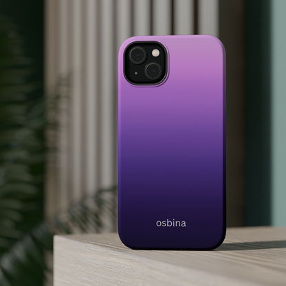 osbina | MagSafe compatible for iPhone | The Violet Haze Phone Case | Color Edit Collection