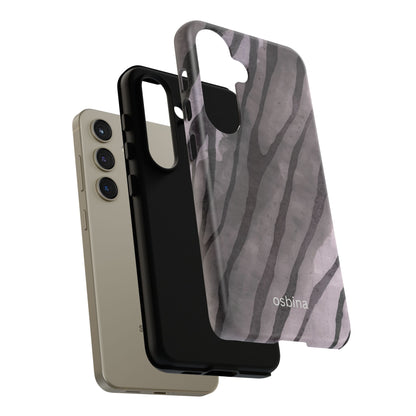 osbina | Stripes on Point — The Muted Gray + Black Tiger Case | The Season Collective