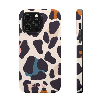 osbina | MagSafe compatible for iPhone | Leopard Luxe Color Pop Leopard Print Phone Case | Modern Muse Collection