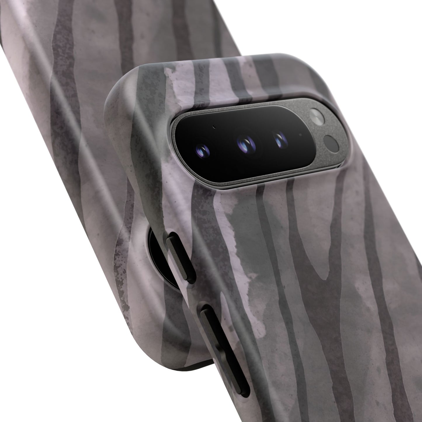osbina | Stripes on Point — The Muted Gray + Black Tiger Case | The Season Collective
