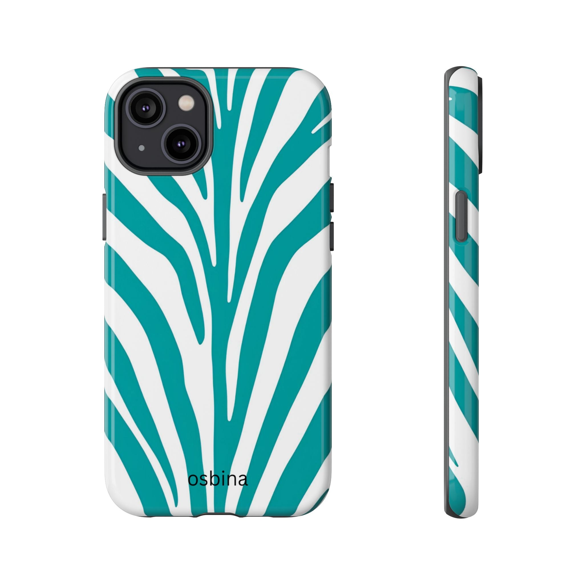 osbina | The Teal Zebra Designer Case