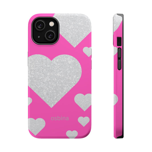 osbina | MagSafe compatible for iPhone | The Shimmering Love Case | YAYOU Collection Supporting Shine Like Sable