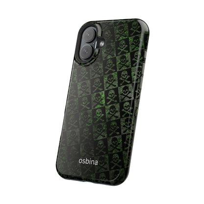 osbina | MagSafe compatible for iPhone | Skull & Crossbones Phone Case | Season Collective Collection