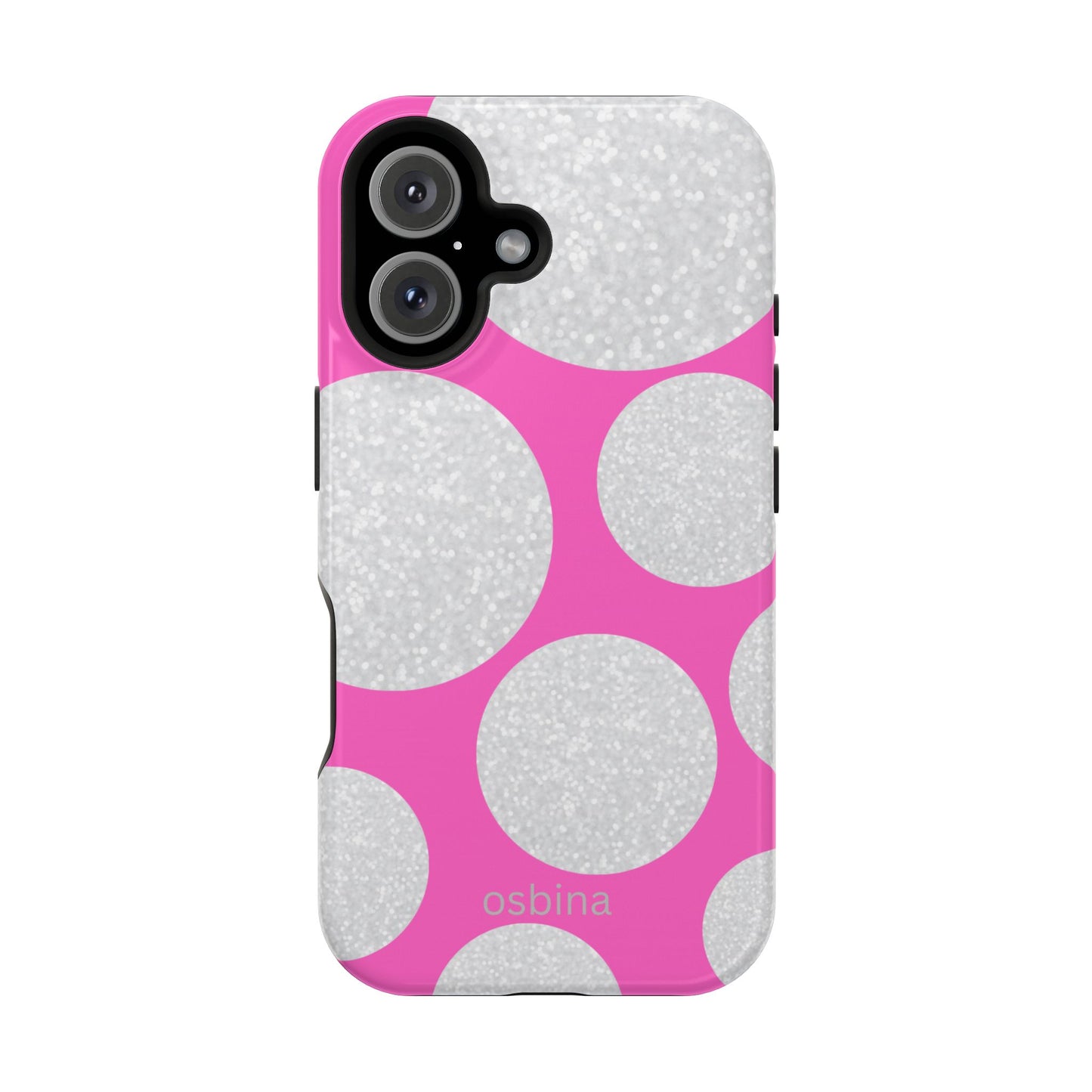 osbina | MagSafe compatible for iPhone | The Sparkling Bubbles Case | YAYOU Collection Supporting Shine Like Sable