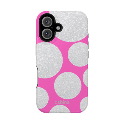 osbina | MagSafe compatible for iPhone | The Sparkling Bubbles Case | YAYOU Collection Supporting Shine Like Sable