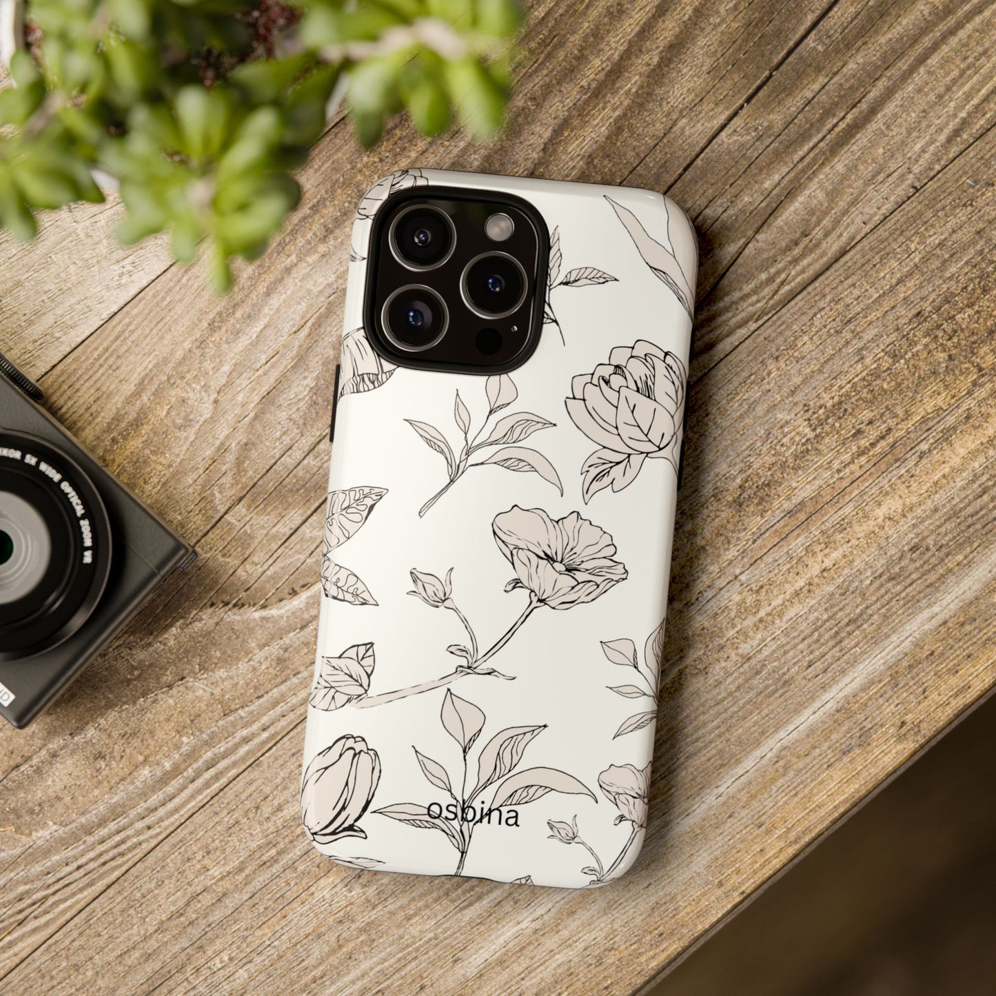 osbina | Silhouette Bloom Phone Case | Modern Muse Collection