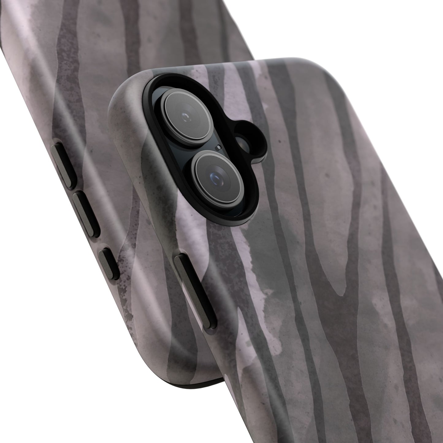osbina | Stripes on Point — The Muted Gray + Black Tiger Case | The Season Collective