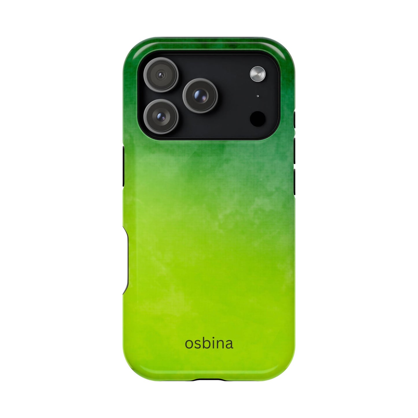 osbina | MagSafe compatible for iPhone | The Verde Glow Phone Case | Color Edit Collection