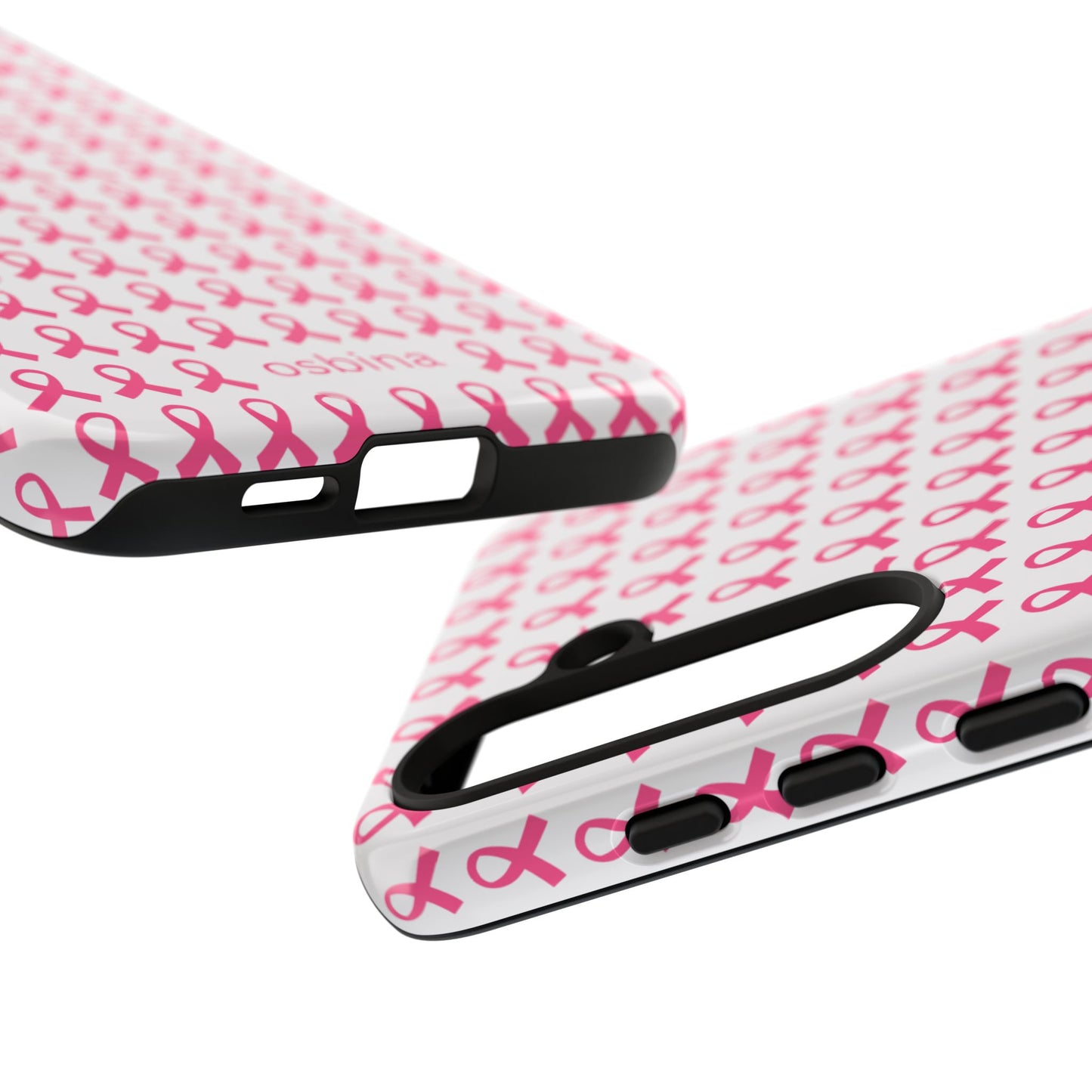 osbina | Limited Edition The Side by Side Pink Ribbon Case in Light Pink + Soft Pink + Hot Pink | The Pink October Collection | Inspired By