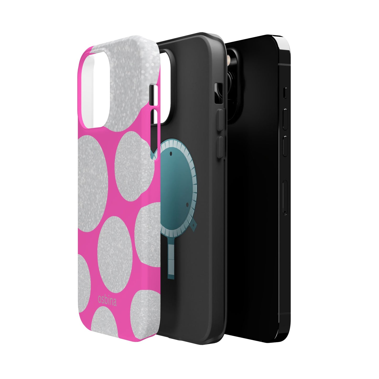 osbina | MagSafe compatible for iPhone | The Sparkling Bubbles Case | YAYOU Collection Supporting Shine Like Sable