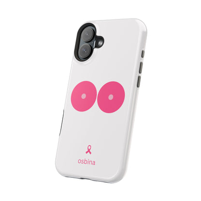 osbina |  MagSafe compatible for iPhone | Limited Edition The Check Your Tatas Case in Light Pink + Soft Pink + Hot Pink | The Pink October Collection | Inspired By