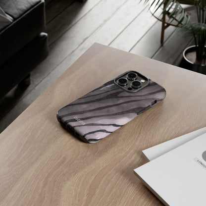osbina | Stripes on Point — The Muted Gray + Black Tiger Case | The Season Collective