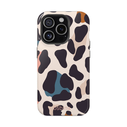 osbina | MagSafe compatible for iPhone | Leopard Luxe Color Pop Leopard Print Phone Case | Modern Muse Collection