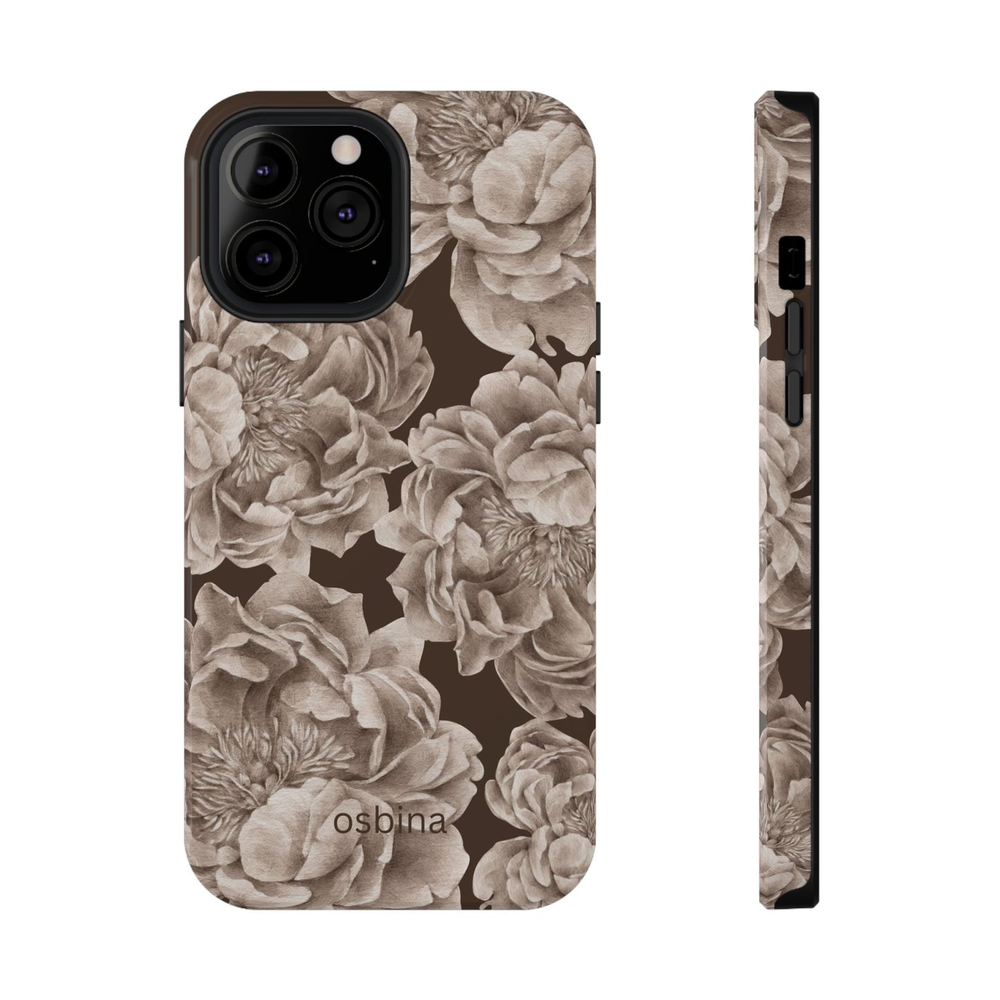 osbina | Peony Espresso Designer Case