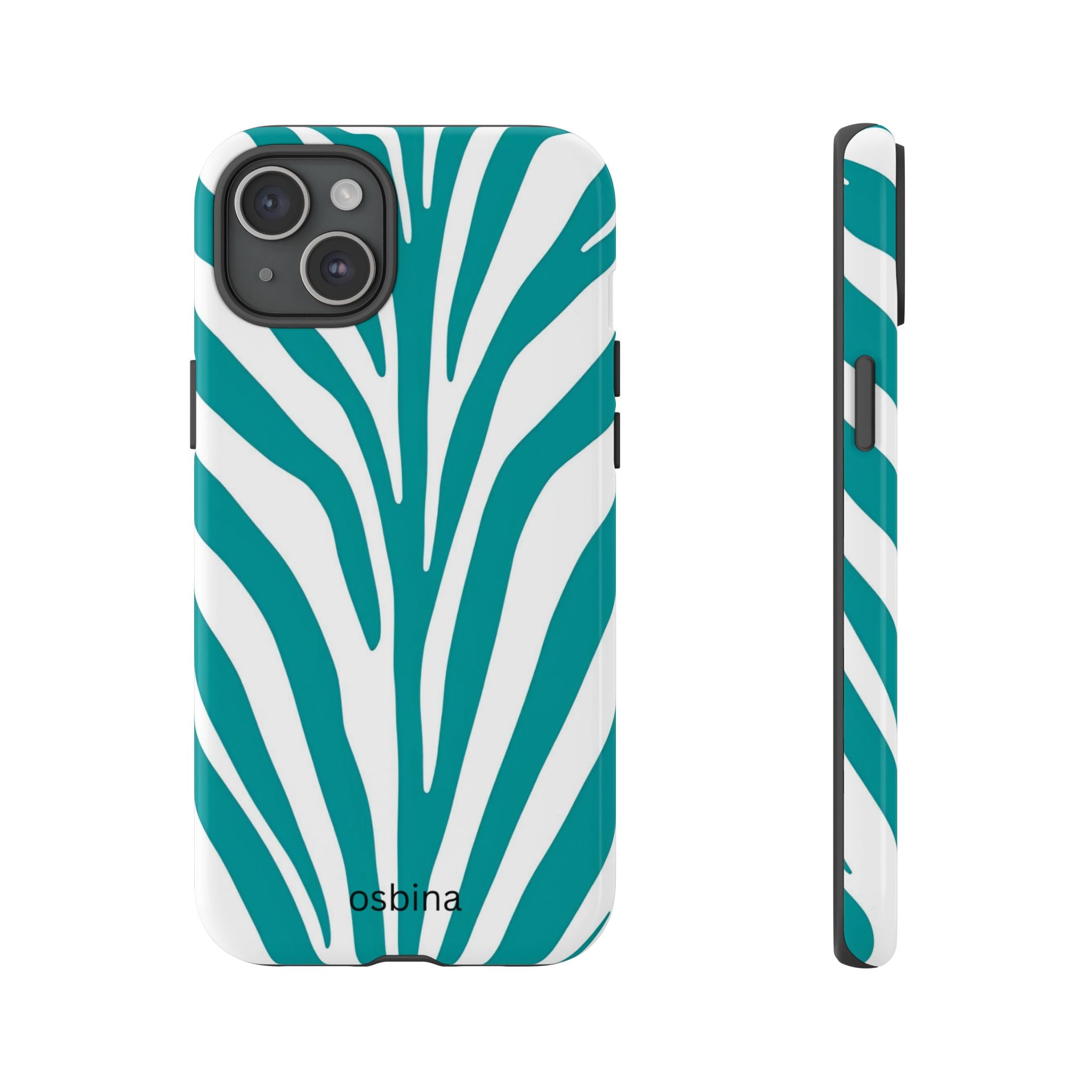 osbina | The Teal Zebra Designer Case