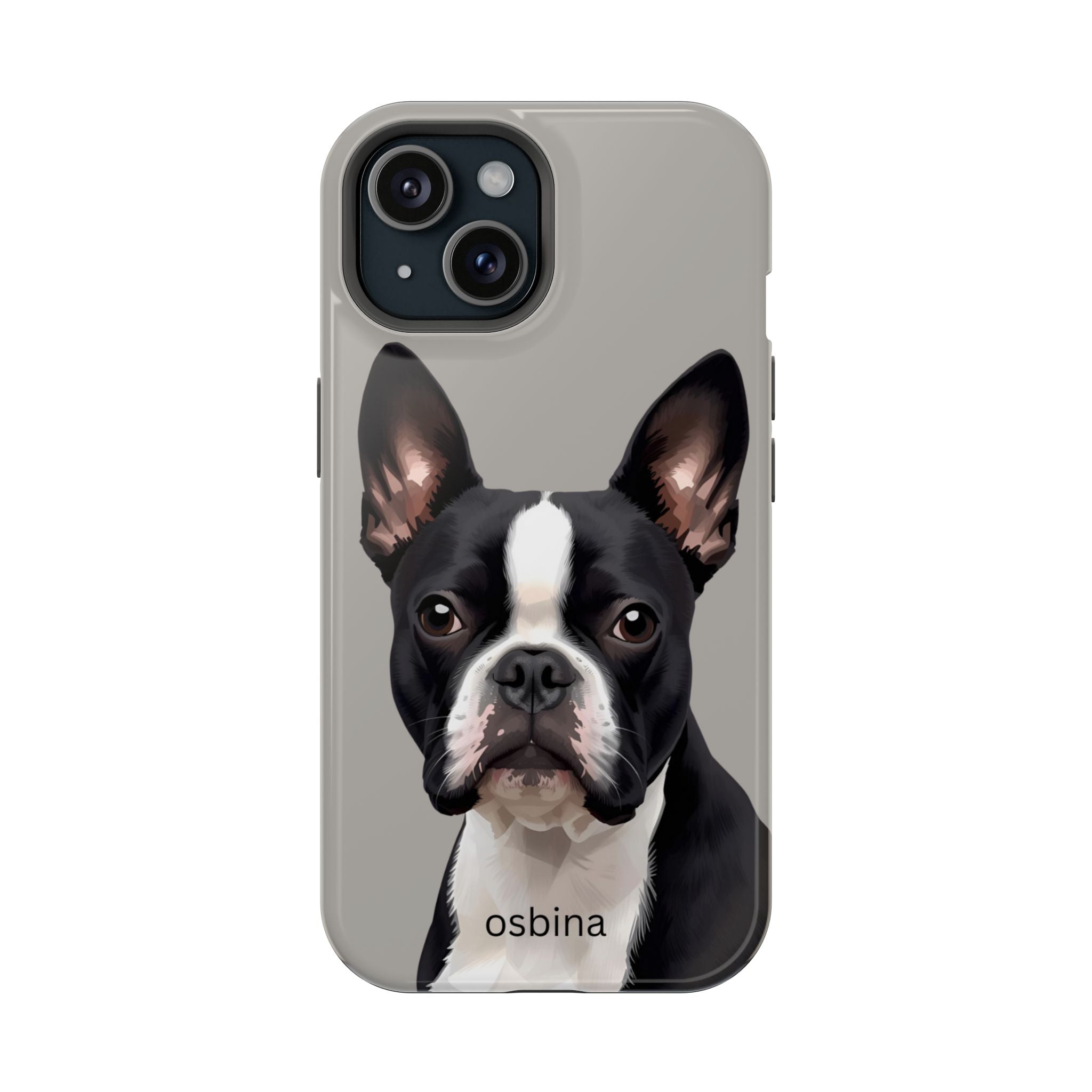 osbina | MagSafe for iPhone | The Boston Terrier Designer Case