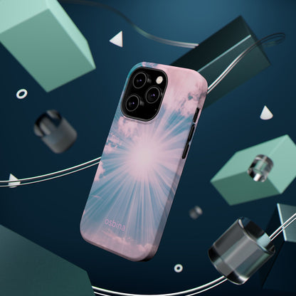 osbina | MagSafe compatible for iPhone | The Sunburst Skies Case | YAYOU Collection Supporting Shine Like Sable