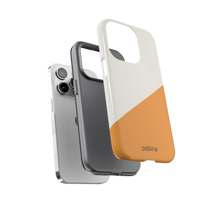 osbina | Divide & Conquer — The Orange + White Split Diagonal Case | The Season Collective