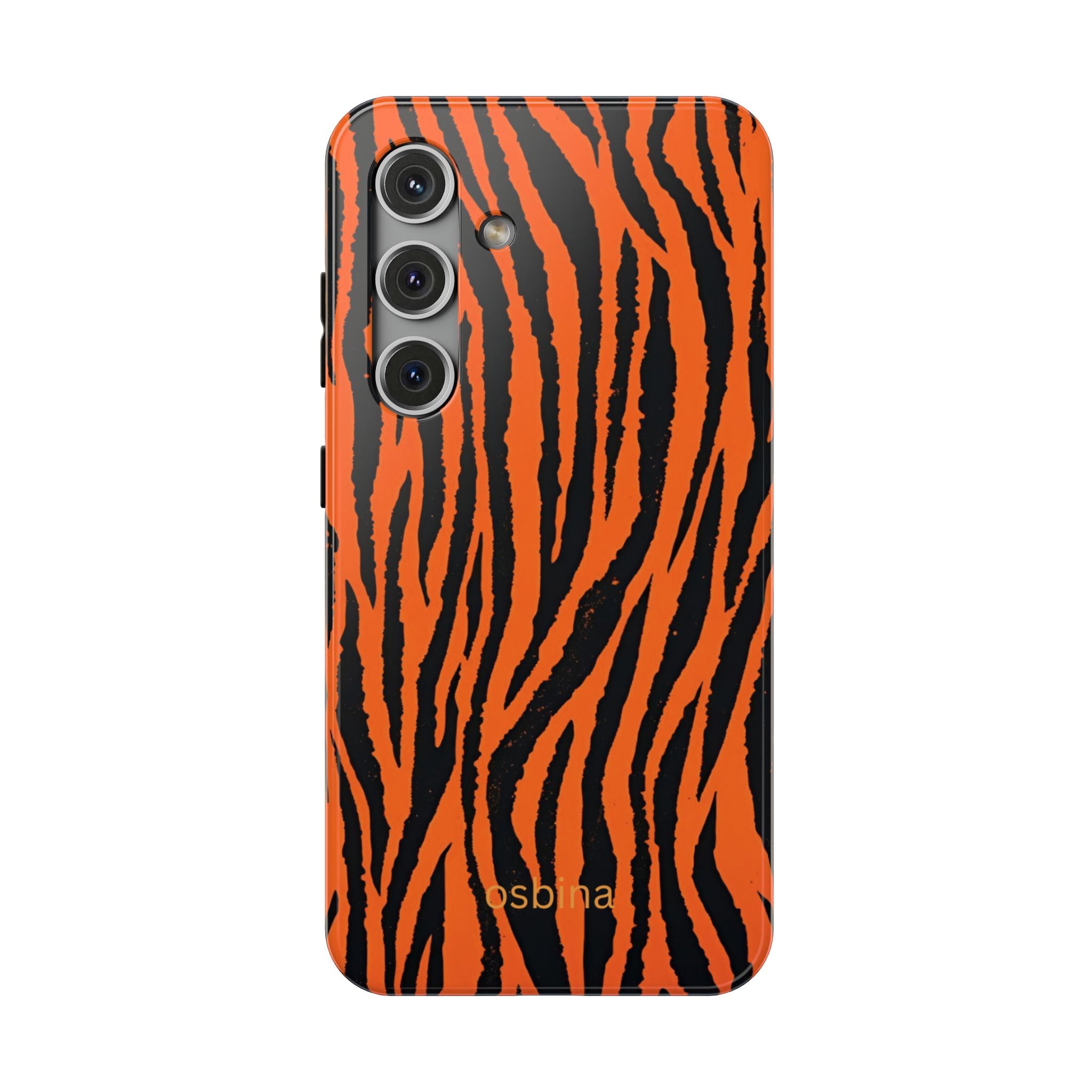 osbina | Tiger, But Make It Chic — The Bengal Stripe Case in Orange + Black | The Season Collective