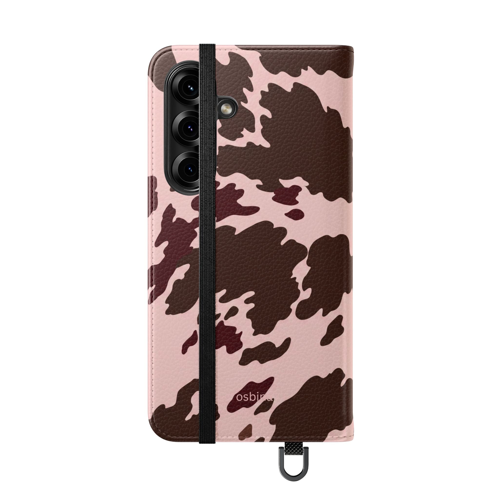 osbina | Wallet Flip Case for iPhone & Samsung | Chocolate Cowhide