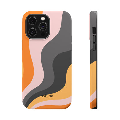 osbina | MagSafe Compatible for iPhone | The Case That Says “Fall, But Make It Fashion” | Retro Swirl Edition | The Season Collective
