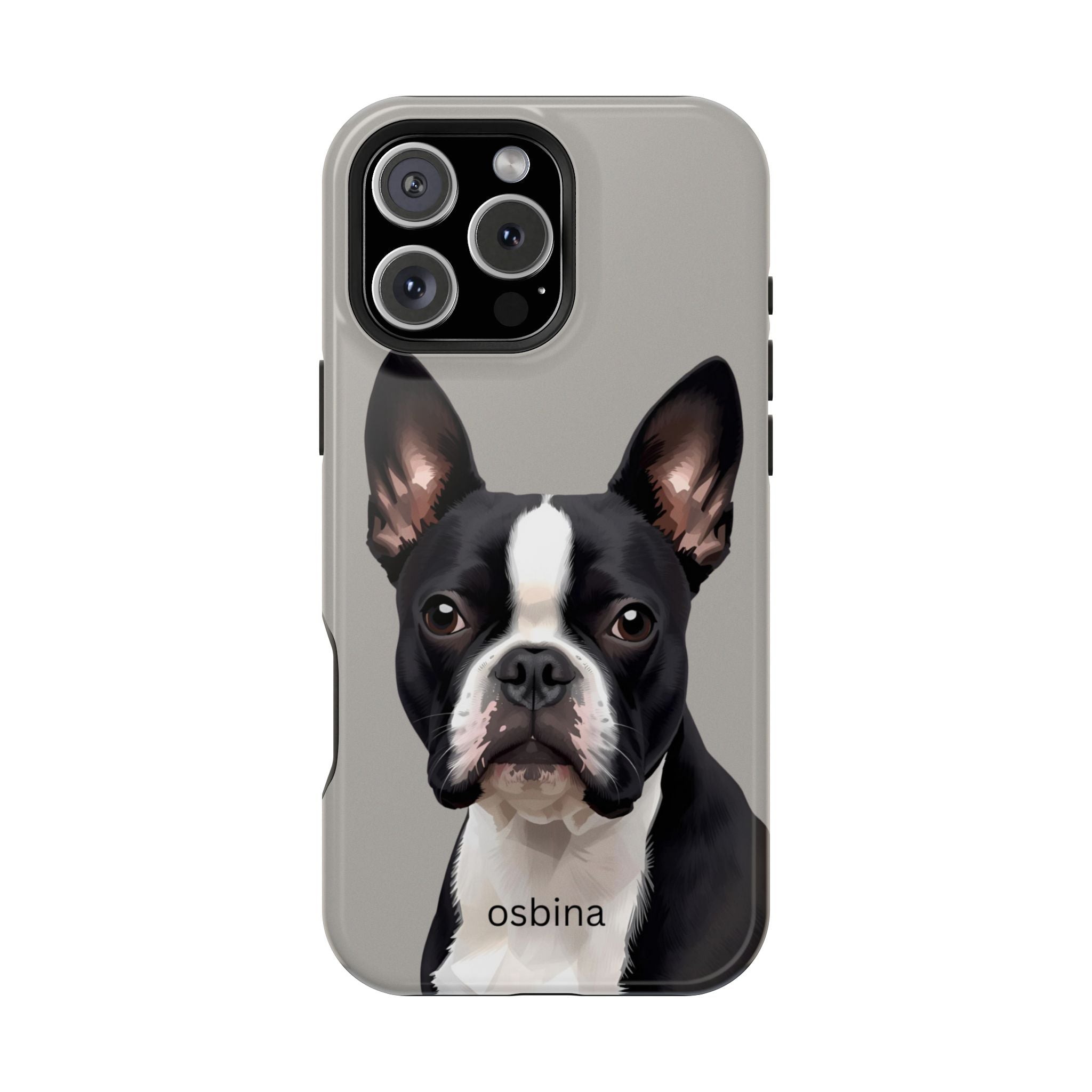 osbina | MagSafe for iPhone | The Boston Terrier Designer Case