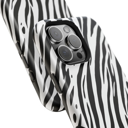 osbina | MagSafe Compatible for iPhone | The Bengal Bold Stripe Case in White + Black | The Season Collective