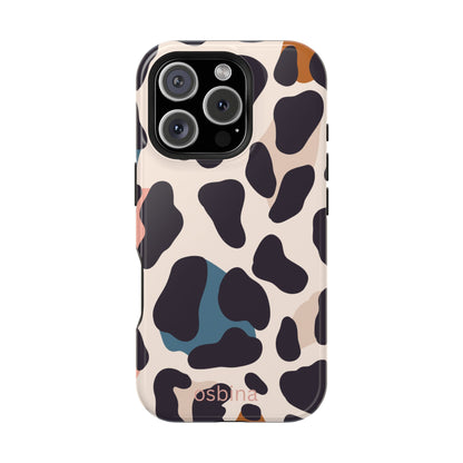 osbina | MagSafe compatible for iPhone | Leopard Luxe Color Pop Leopard Print Phone Case | Modern Muse Collection