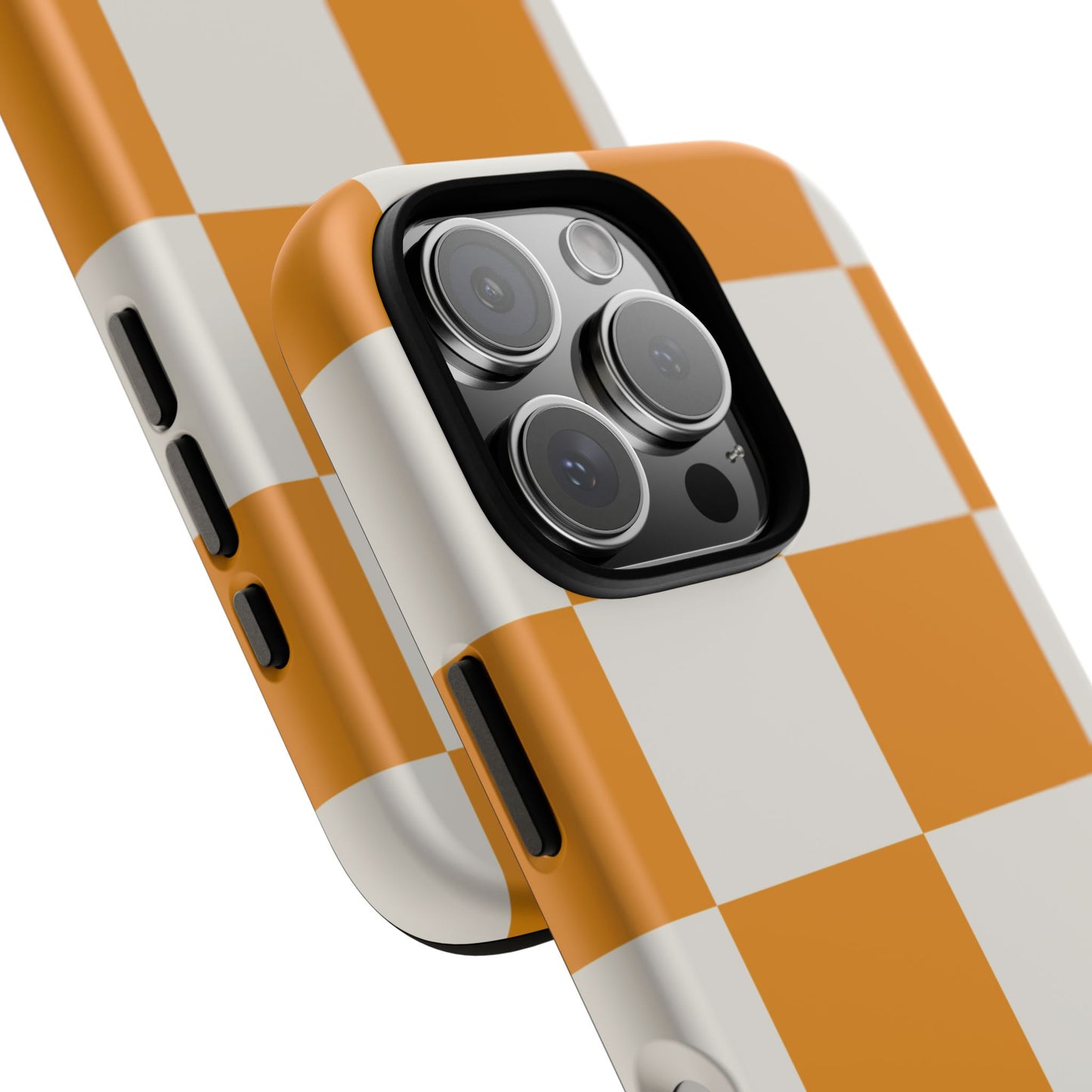 osbina | Check You Out — The Orange + White Check Case | The Season Collective