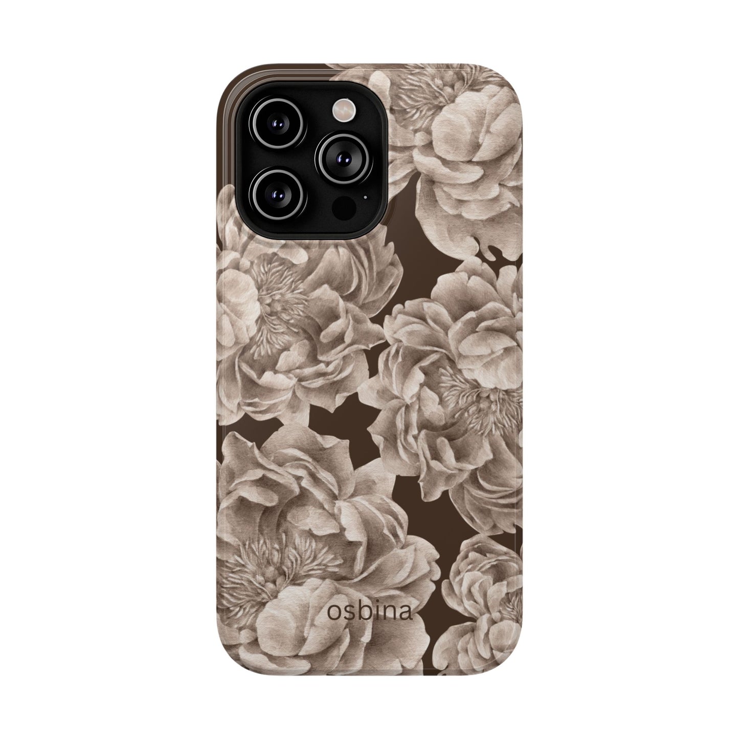 osbina | Peony Espresso Designer Case