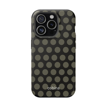 osbina | MagSafe compatible for iPhone | Onyx Chic Phone Case | Modern Muse Collection