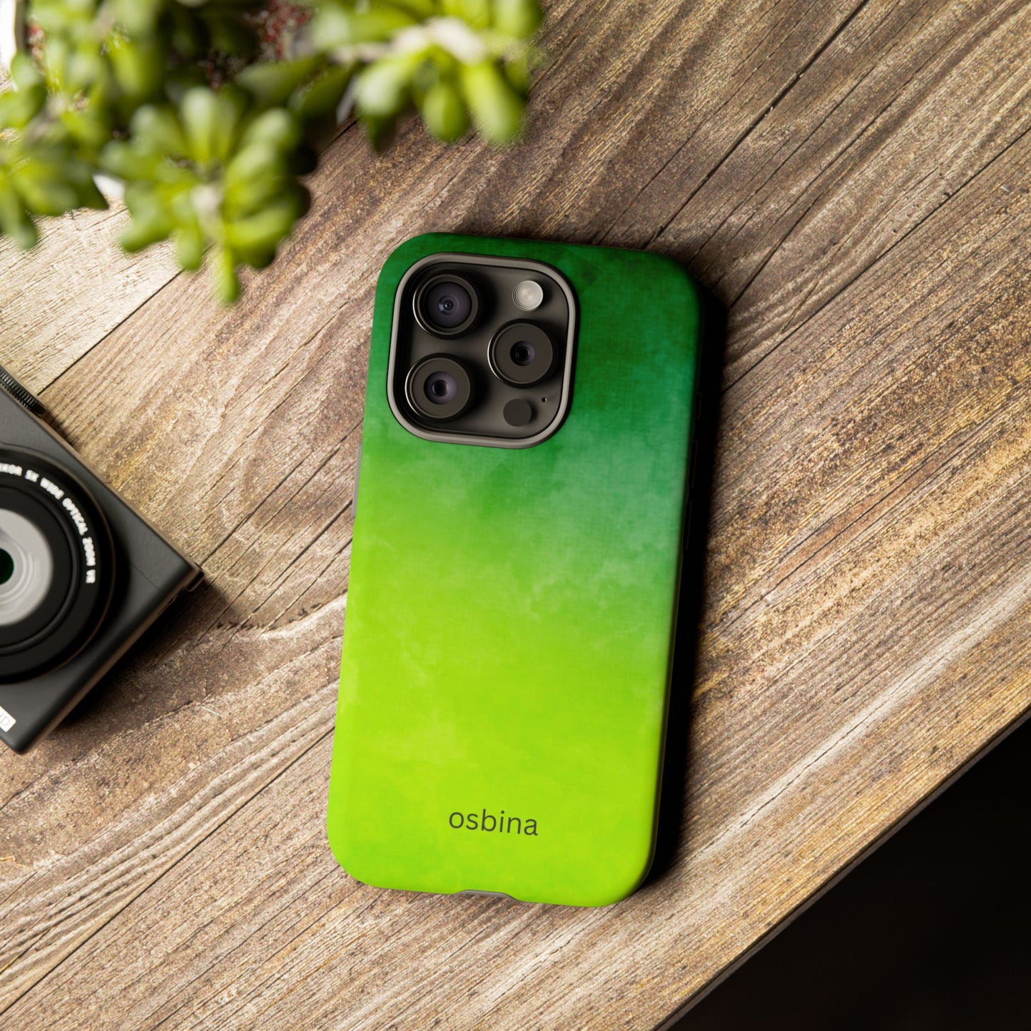 osbina | The Verde Glow Phone Case | Color Edit Collection