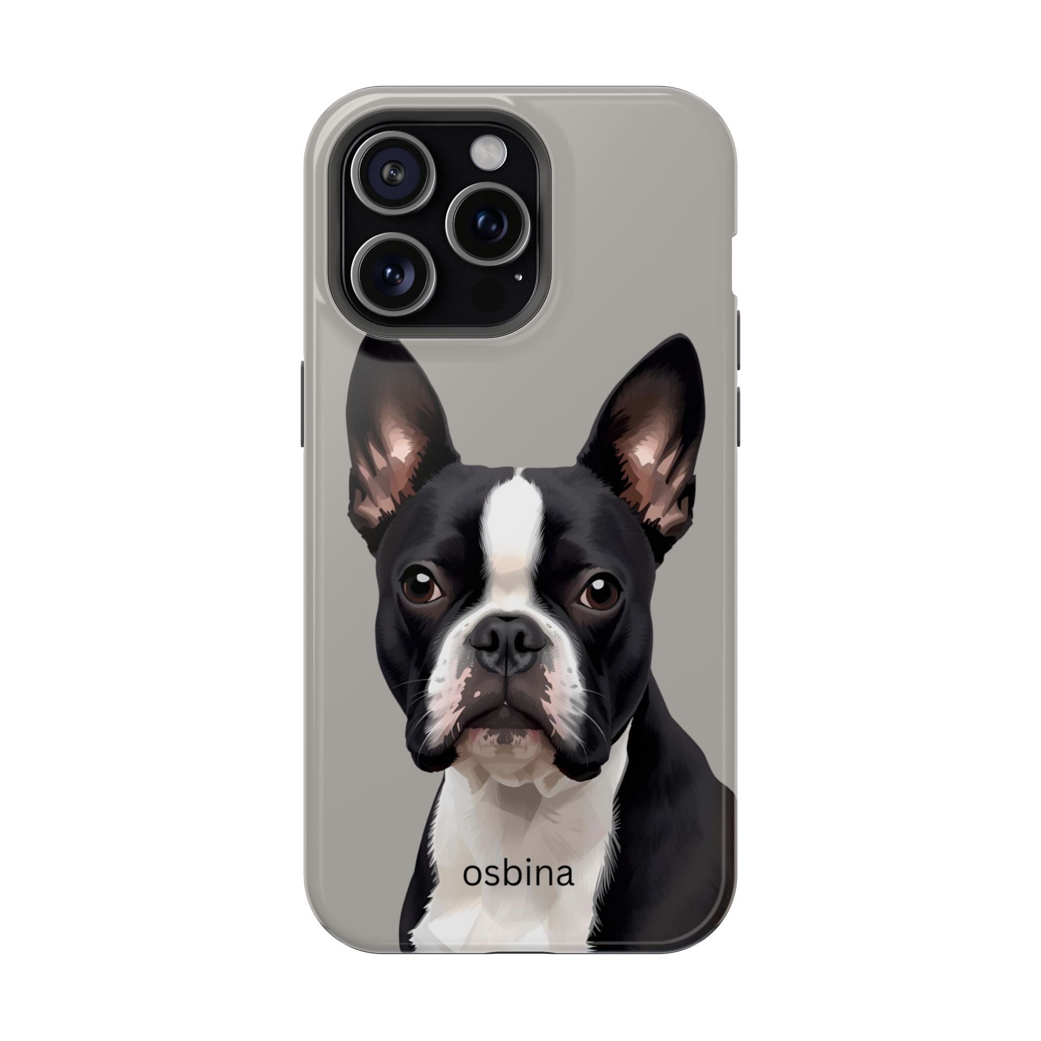 osbina | MagSafe for iPhone | The Boston Terrier Designer Case
