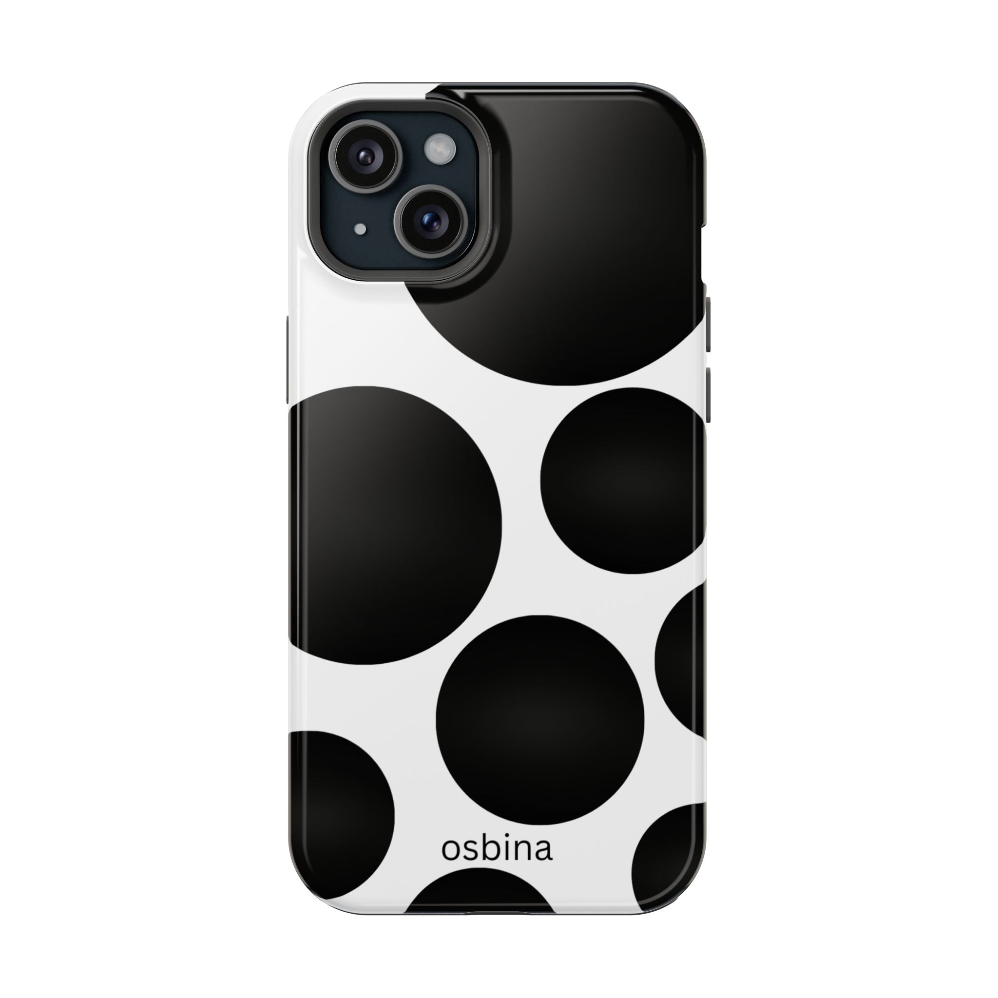 osbina | MagSafe for iPhone | Noir Bubbles Designer Case