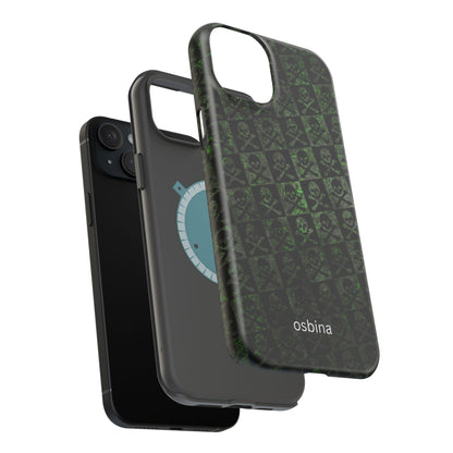 osbina | MagSafe compatible for iPhone | Skull & Crossbones Phone Case | Season Collective Collection