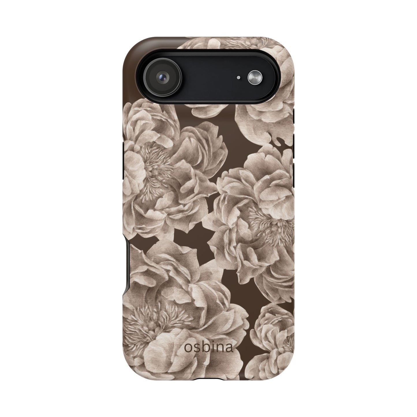 osbina | Peony Espresso Designer Case