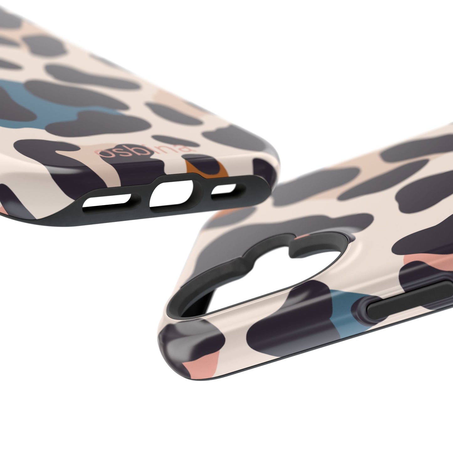 osbina | MagSafe compatible for iPhone | Leopard Luxe Color Pop Leopard Print Phone Case | Modern Muse Collection