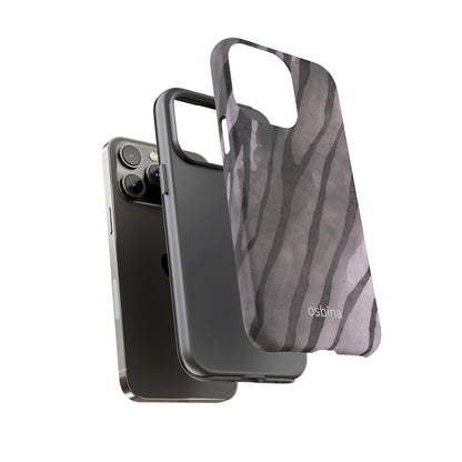 osbina | Stripes on Point — The Muted Gray + Black Tiger Case | The Season Collective