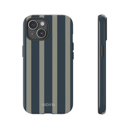osbina | Grayhaven Navy & Gray Sophisticated Phone Case | Modern Muse Collection