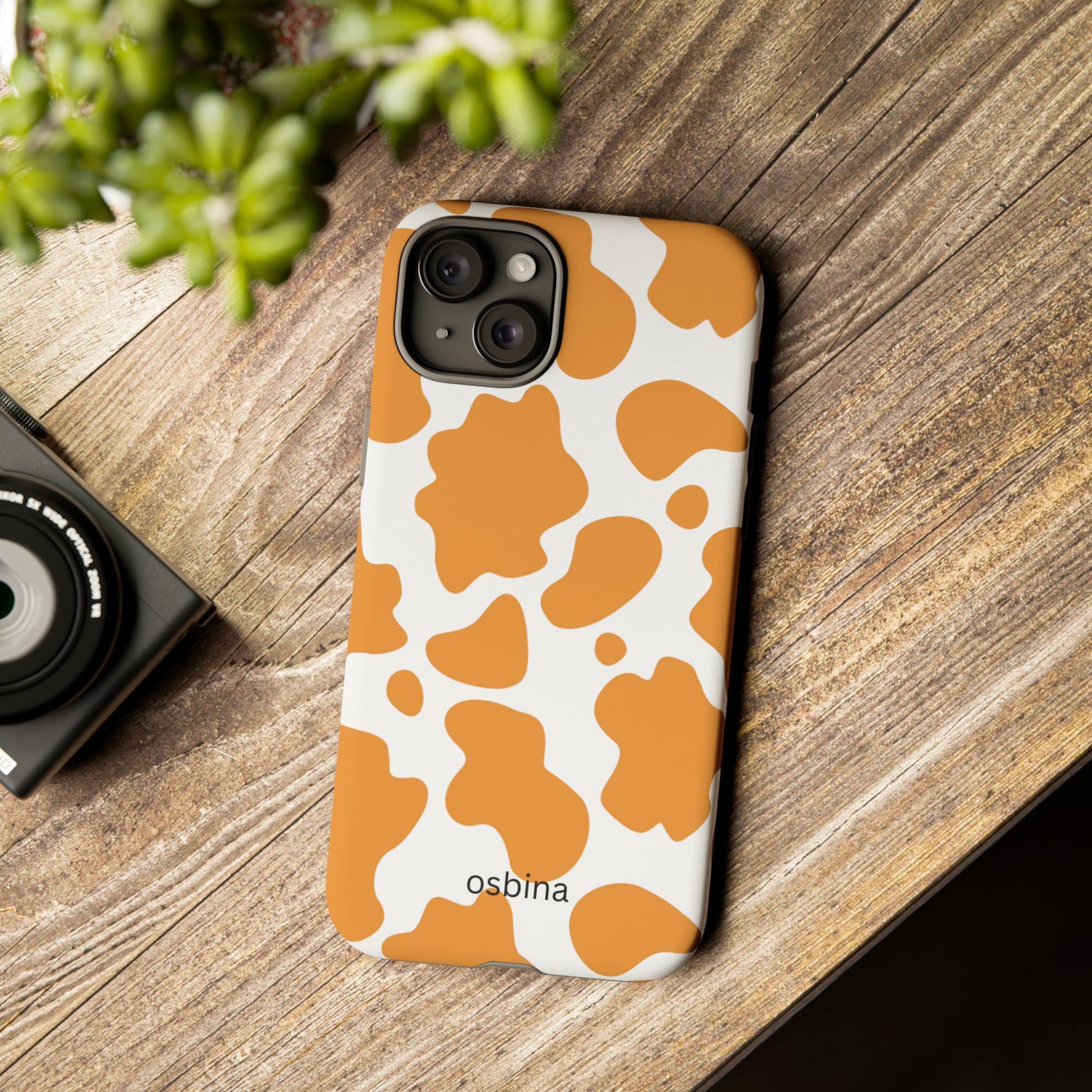 osbina | Holy Cow, It’s Chic — The Orange Cow Print Case | The Season Collective