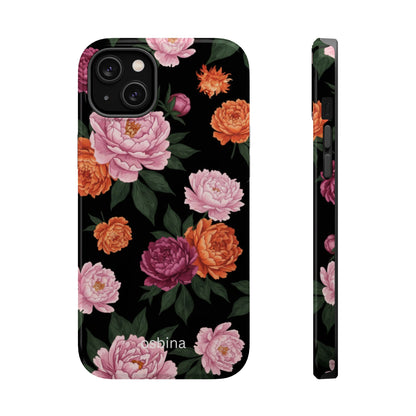 osbina | MagSafe for iPhone | The Peony Noir Designer Case