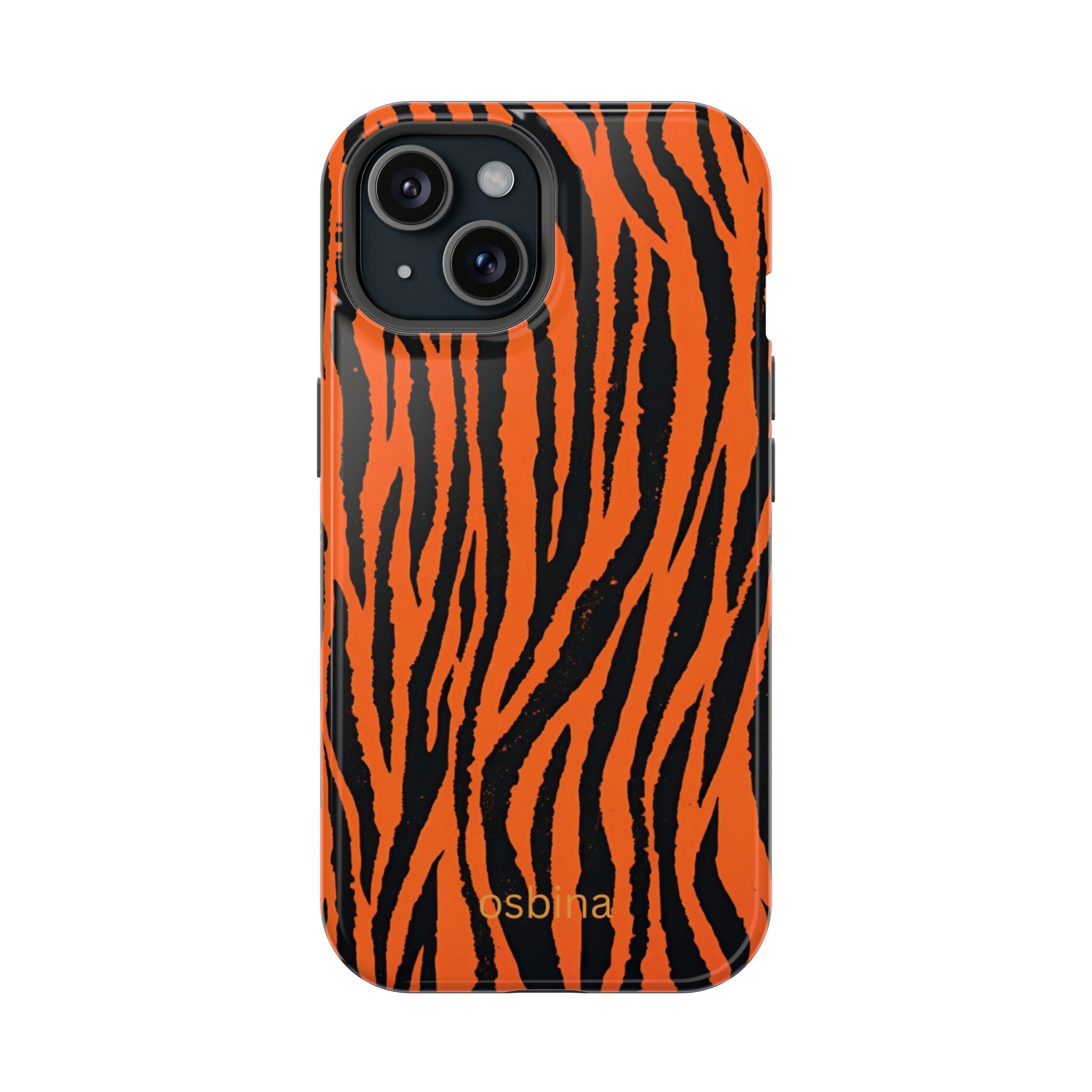 osbina | Tiger, But Make It Chic — The Bengal Stripe Case in Orange + Black | The Season Collective